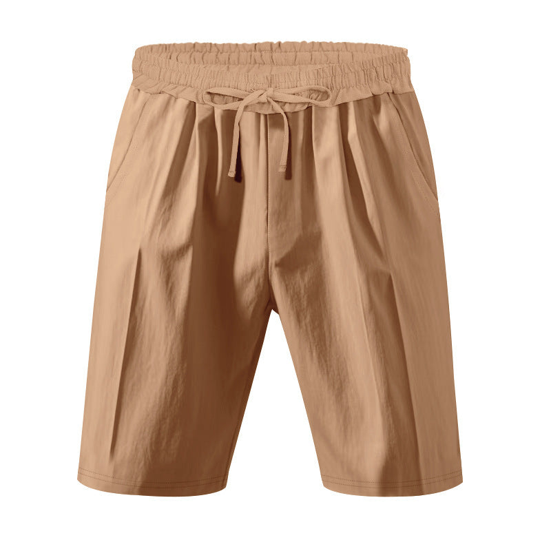 Leichte Strandshorts aus Leinenmischung für Herren – Relaxed Fit 5-Zoll-Freizeitshorts | WW-2
