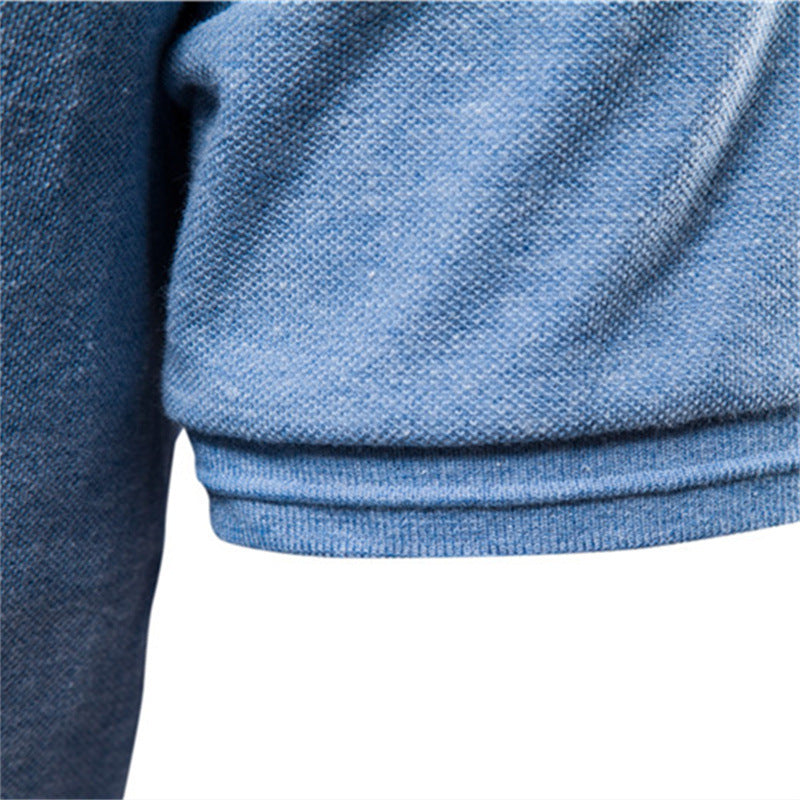 Einfarbiges, klassisches, lässiges Kurzarm-T-Shirt aus Baumwolle für Herren | AX-511