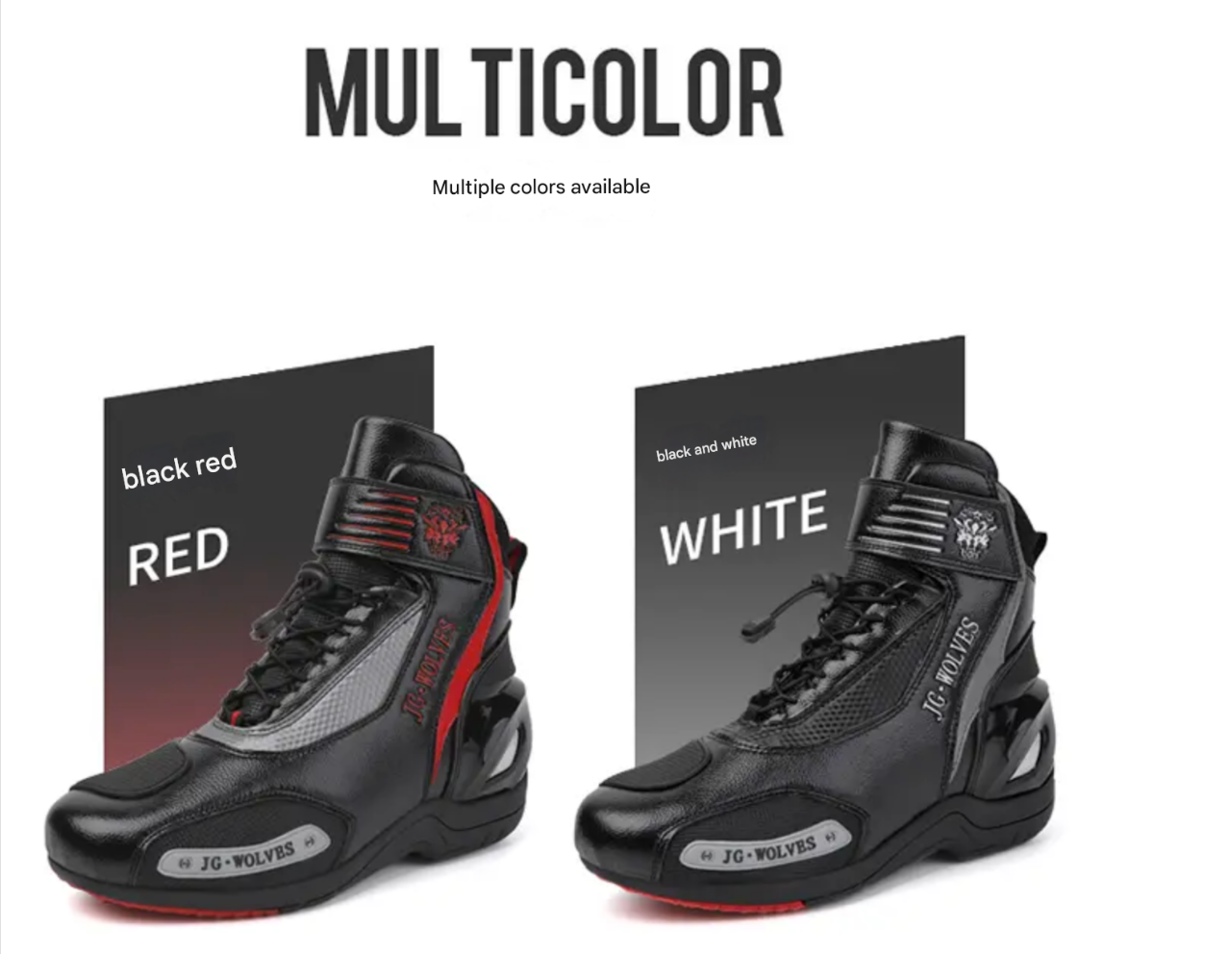 Designer Offroad Racing Motocross Stiefel Wasserdichte, rutschfeste, atmungsaktive Leder-Motorradschuhe | D98