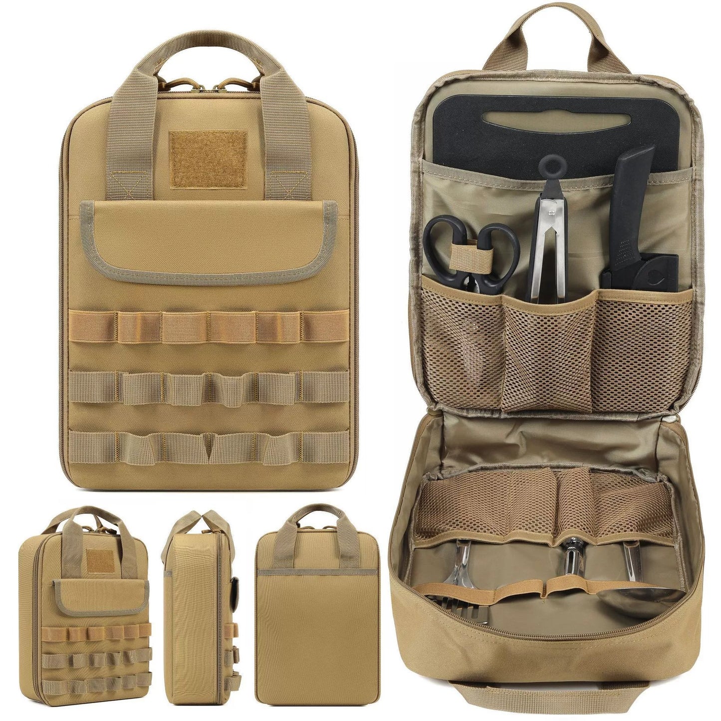 Aufbewahrungstasche für Outdoor-Camping-Besteck – Tragbarer Oxford-Reise-Organizer | AKM-318