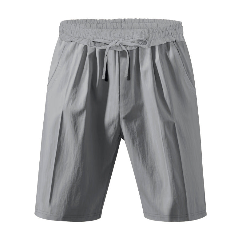 Leichte Strandshorts aus Leinenmischung für Herren – Relaxed Fit 5-Zoll-Freizeitshorts | WW-2