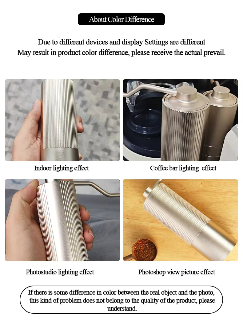 Hochwertige manuelle Kaffeemühle – Große 30-g-Kegelmühle, Präzisions-Handkurbel für Espresso und Pour Over UK | NS1