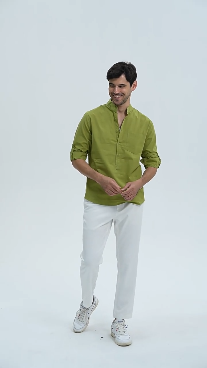 Herrenhemd Henry mit klassischem Design und Knopfleiste, vielseitiger Business-Stil | M7