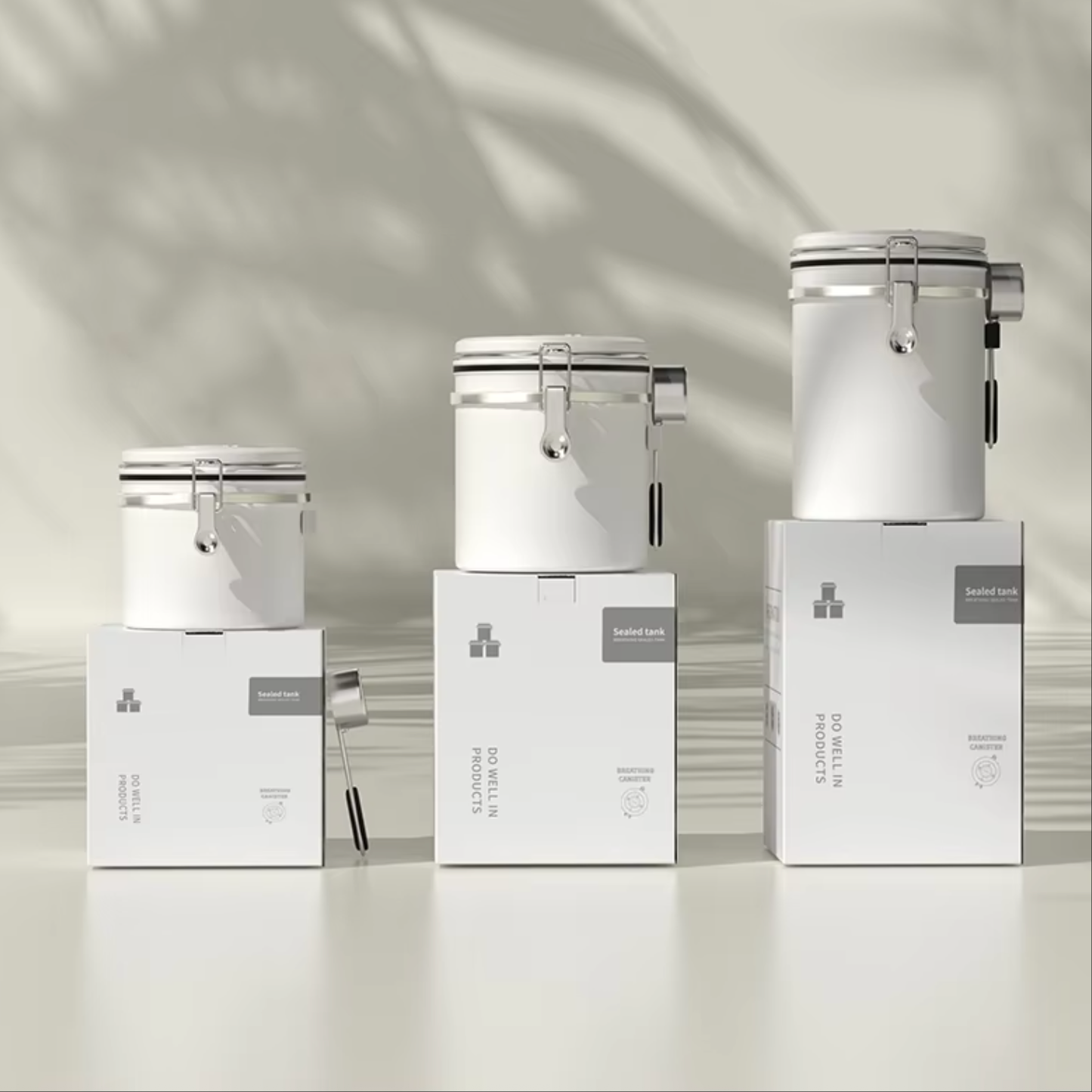 Kaffeedose aus Edelstahl – Luftdichte Aufbewahrung mit CO₂-Ventil und Datumsanzeige (1,5 l / 1,8 l) | NB-MFG