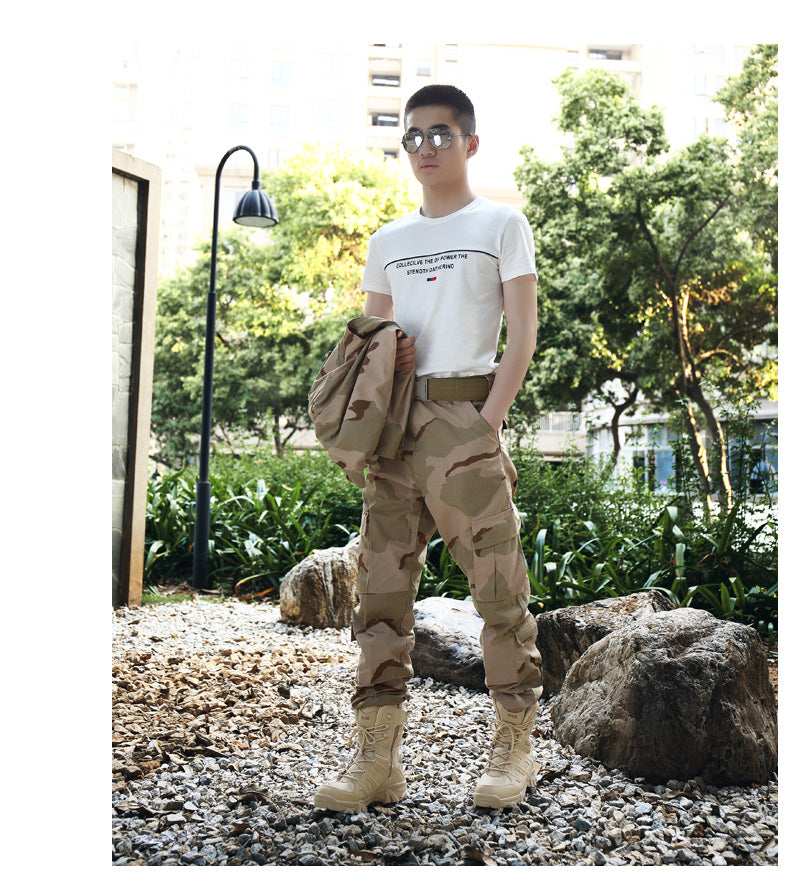 Militärische Kampfstiefel mit hohem Schaft, Sicherheitsschuhe mit seitlichem Reißverschluss | 067