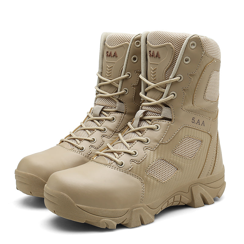 Militärschuhe MilTec Tactical Side Zip Boots Schwarz & Wüste | 112
