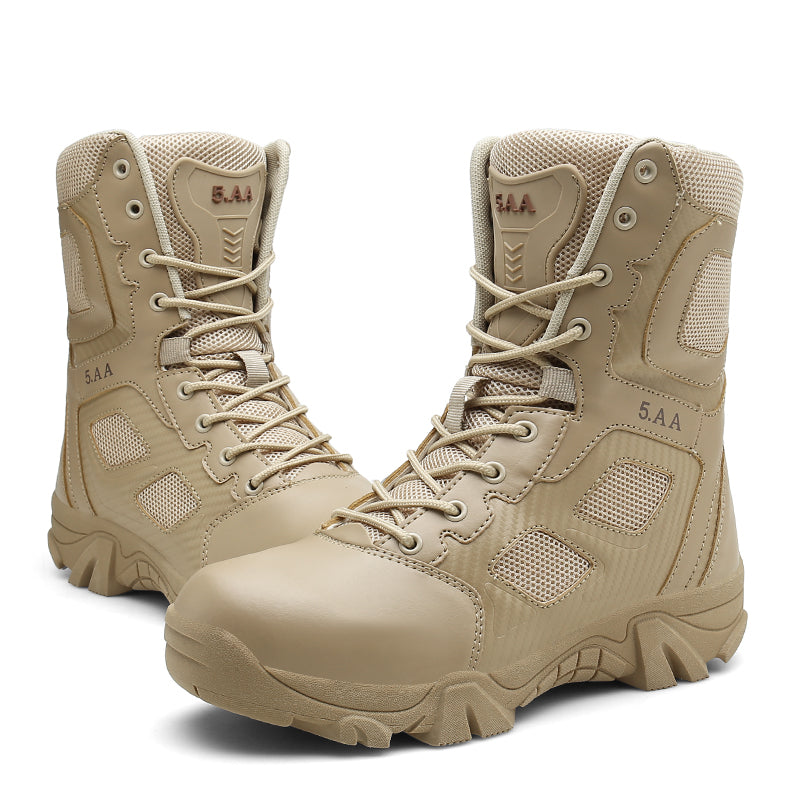 Militärschuhe MilTec Tactical Side Zip Boots Schwarz & Wüste | 112