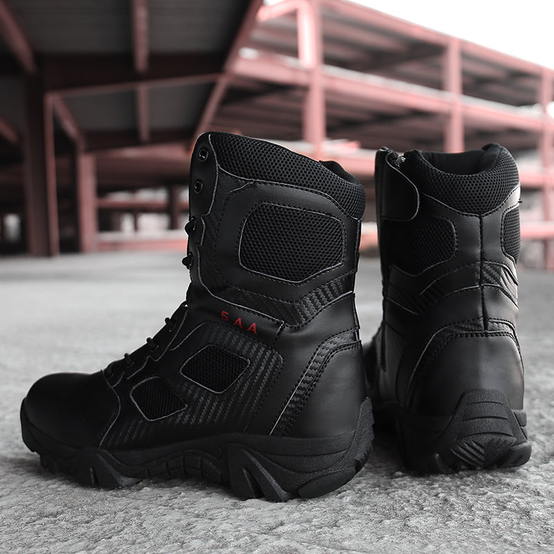 Militärschuhe MilTec Tactical Side Zip Boots Schwarz & Wüste | 112