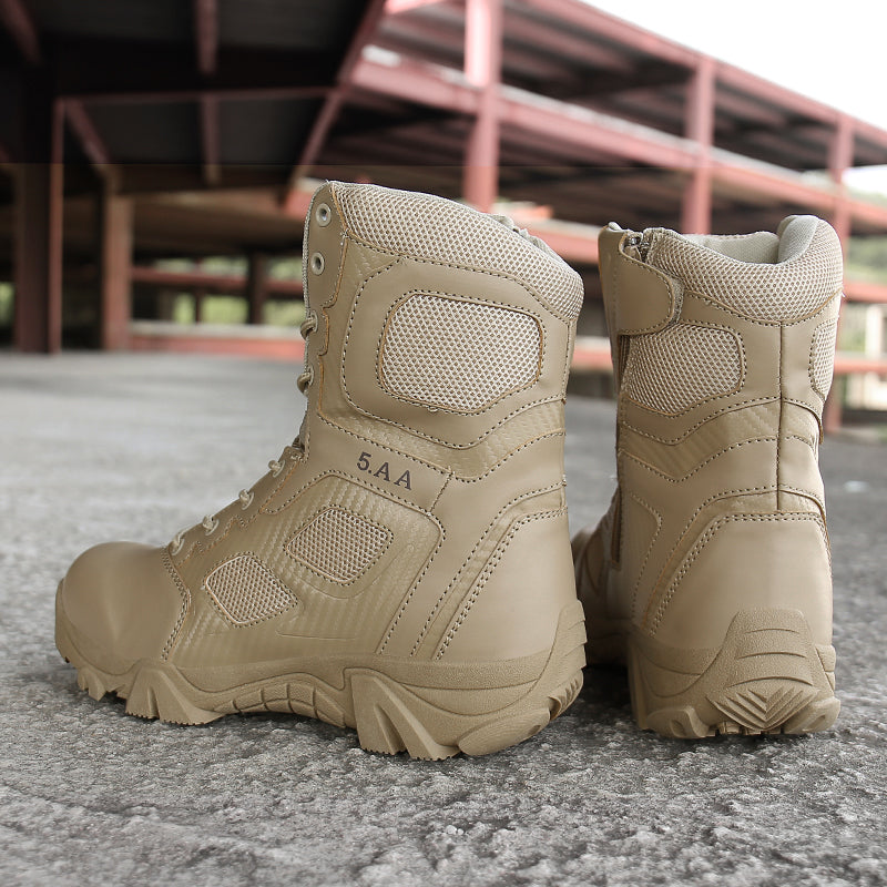 Militärschuhe MilTec Tactical Side Zip Boots Schwarz & Wüste | 112