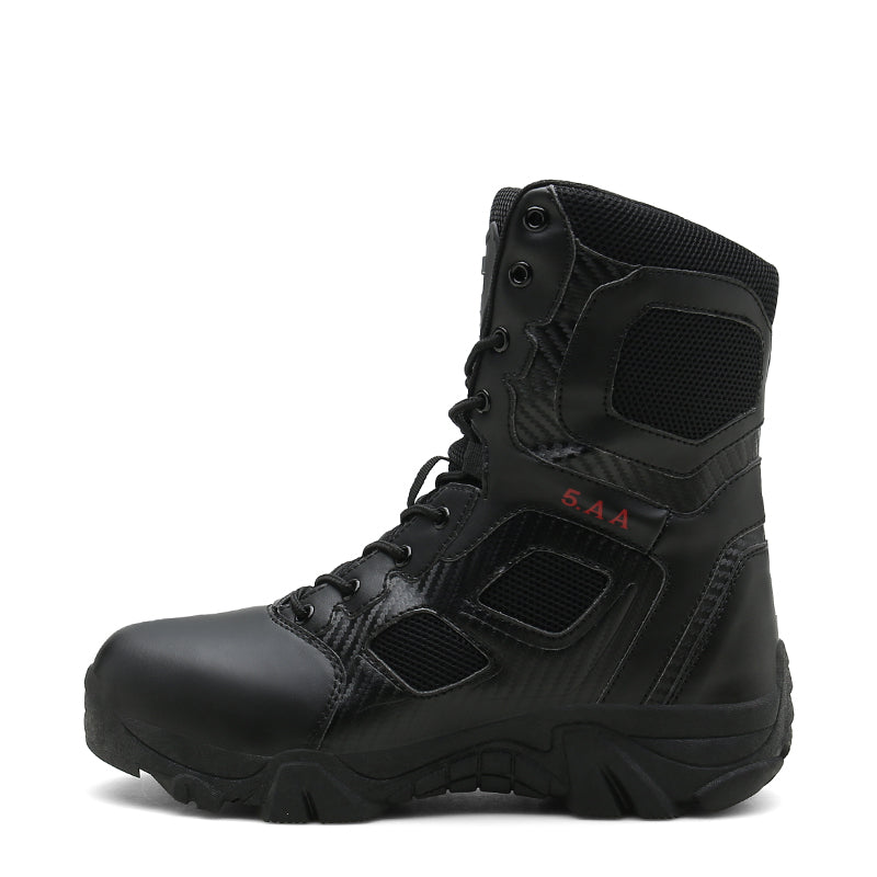 Militärschuhe MilTec Tactical Side Zip Boots Schwarz & Wüste | 112
