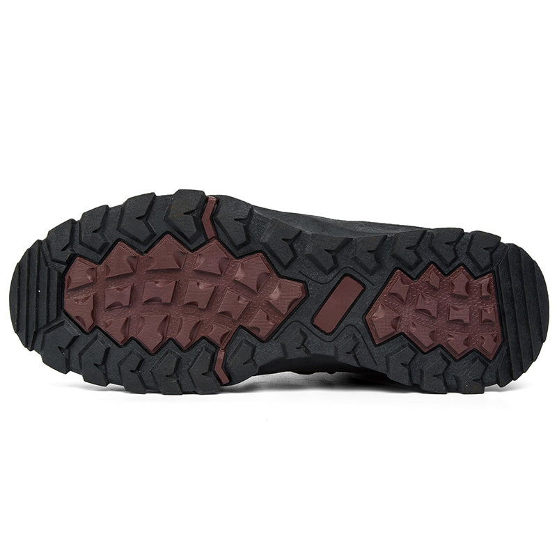 Herren Camping Outdoor Stiefel Wandern Wanderschuhe Schwarz | 762