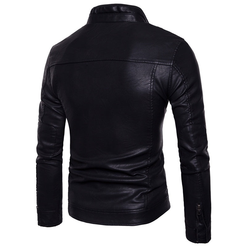 Herren Premium Kunstlederjacke Slim Fit Stilvoller Blazer | JK12