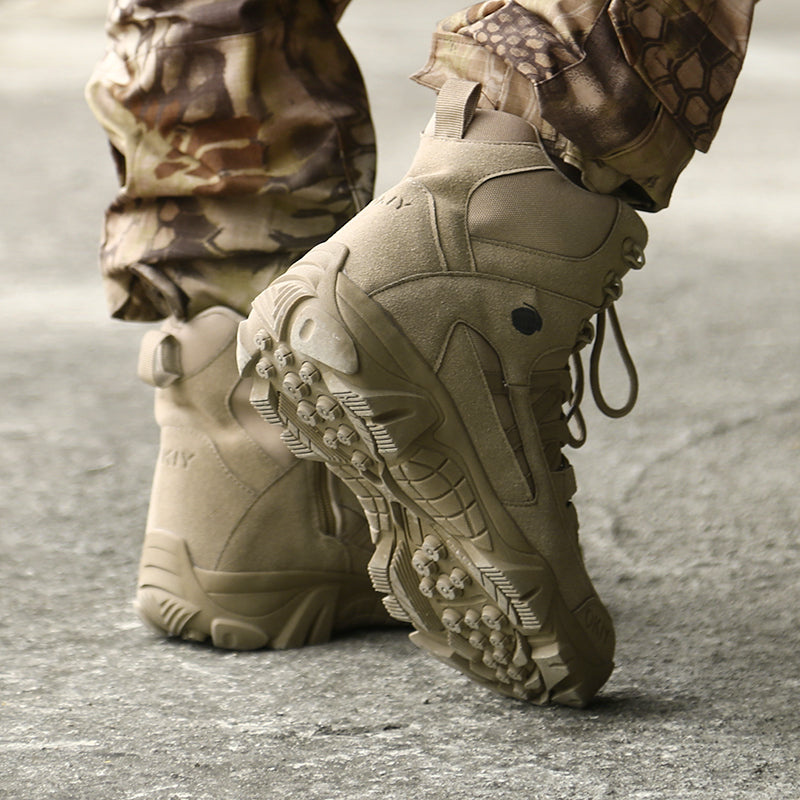 Mil-Tac Army Kampfschuhe Wüstenstiefel mit seitlichem Reißverschluss | 1705