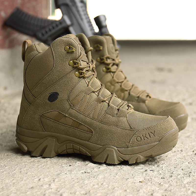 Mil-Tac Army Kampfschuhe Wüstenstiefel mit seitlichem Reißverschluss | 1705