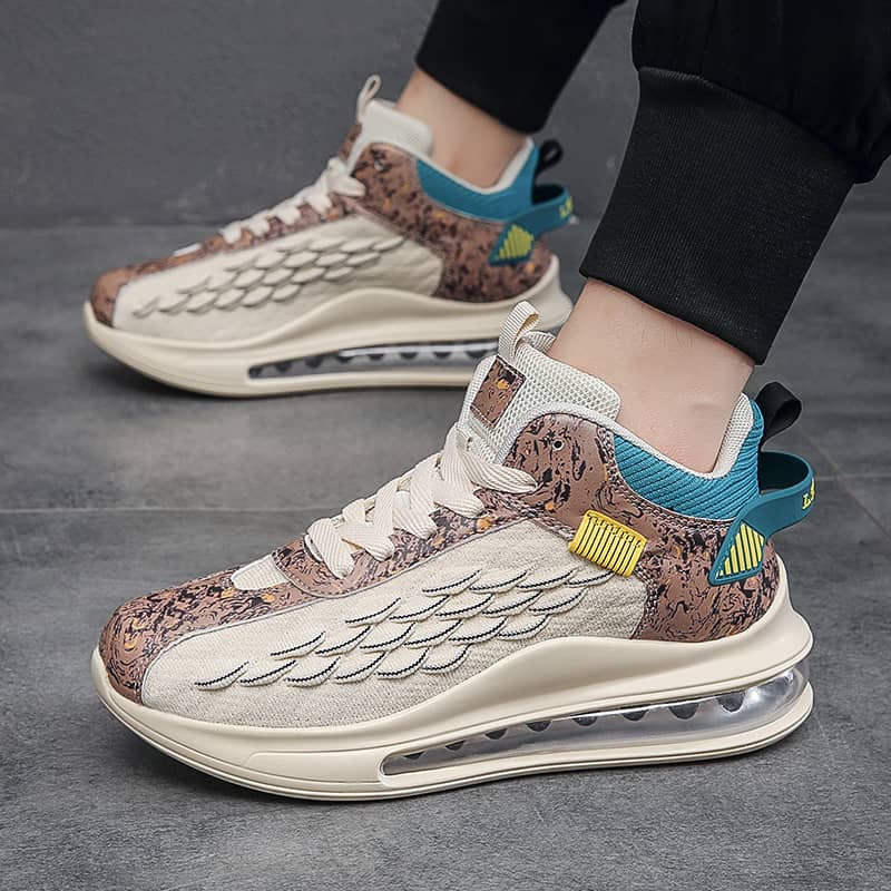 Atmungsaktive Herrenschuhe mit Air-Sohle und Schnürung | 2201