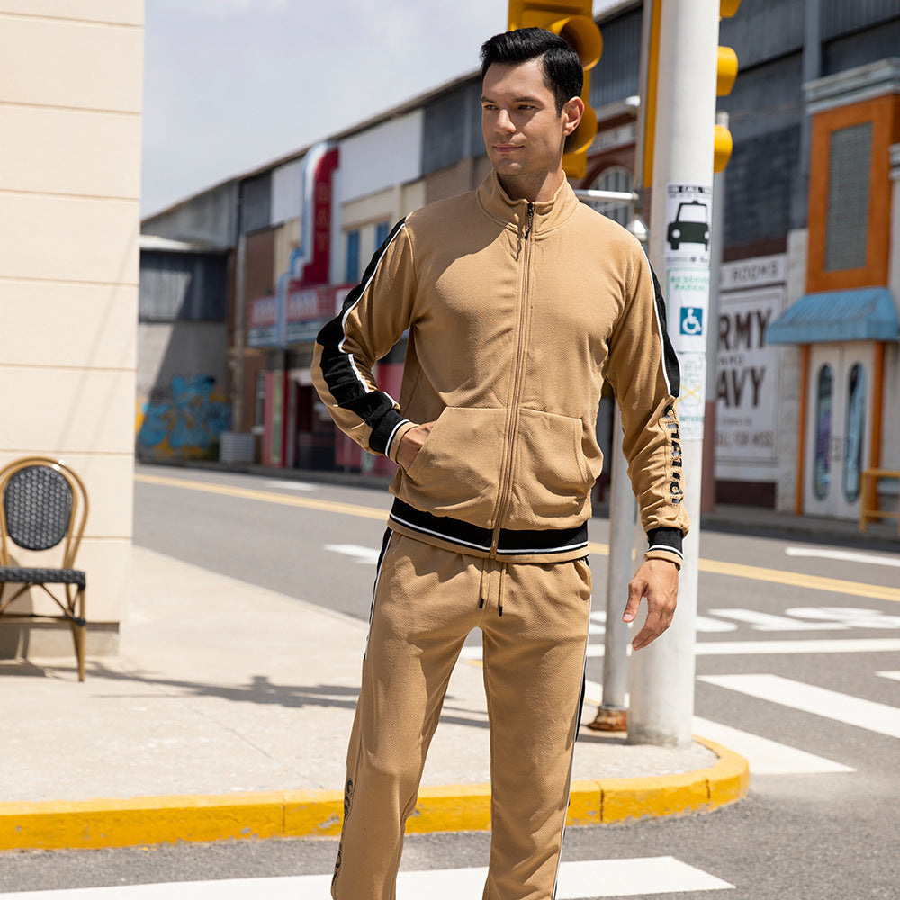 Herren Schnelltrocknender Dünner Activewear-Jogging-Trainingsanzug Mit Durchgehendem Reißverschluss Frühling Herbst | TZ55