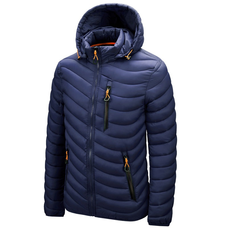 Leichte, hochwertige Bomberjacke mit Kapuze | C913