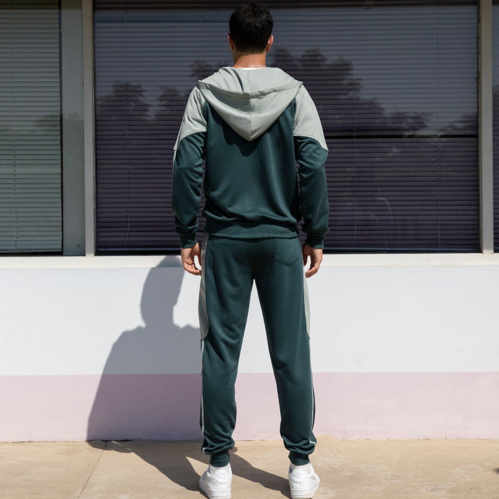 Herren-Trainingsanzug mit Kapuze und Hose, Smart Fit | TZ95