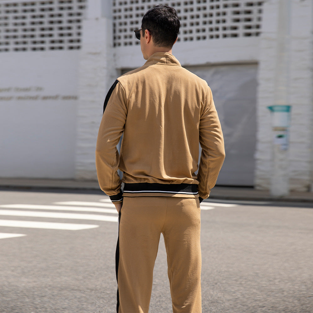 Herren Schnelltrocknender Dünner Activewear-Jogging-Trainingsanzug Mit Durchgehendem Reißverschluss Frühling Herbst | TZ55