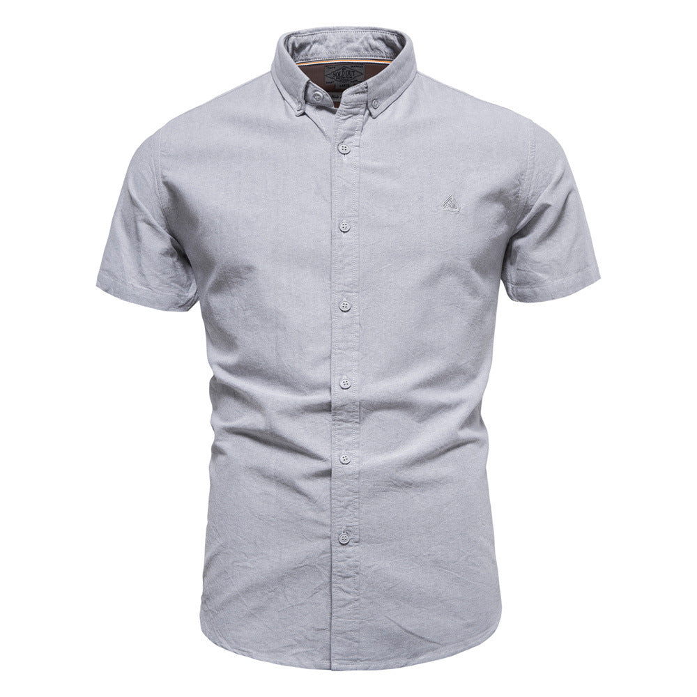 Herren Kurzarm Slim Fit Businesshemd Basic Design Atmungsaktiv | SH711