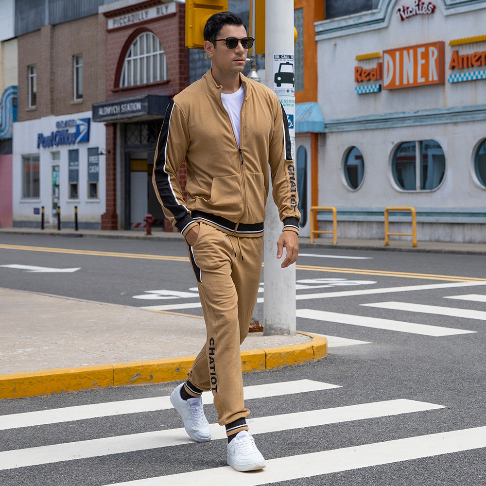 Herren Schnelltrocknender Dünner Activewear-Jogging-Trainingsanzug Mit Durchgehendem Reißverschluss Frühling Herbst | TZ55
