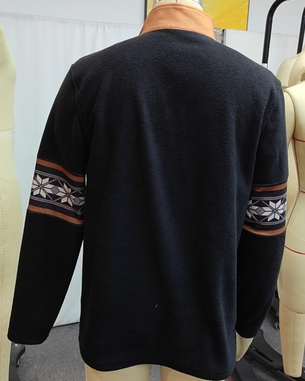 Herren Vintage Western Aztec Tribal Langarm Sweatshirt | U1TG