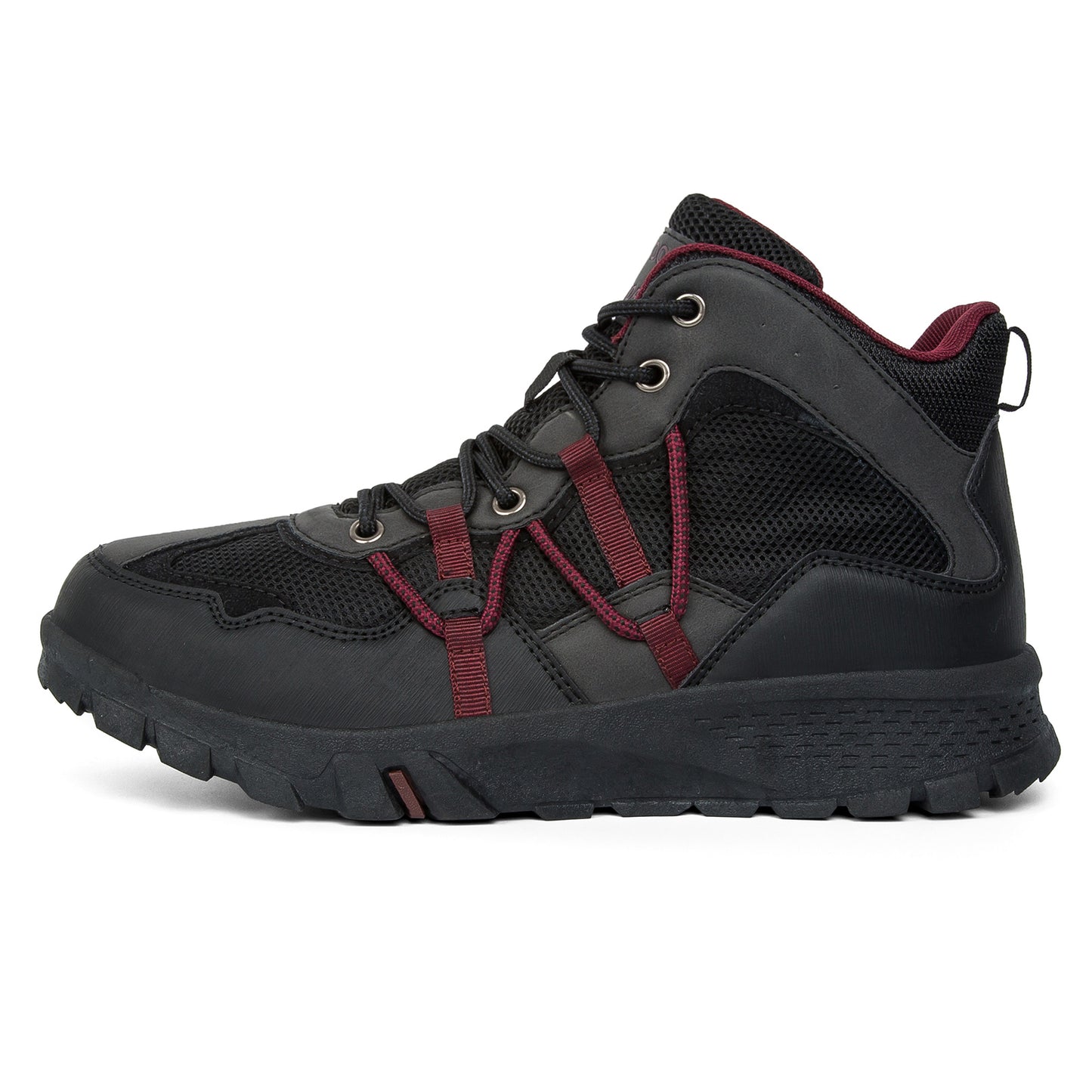 Herren Camping Outdoor Stiefel Wandern Wanderschuhe Schwarz | 762