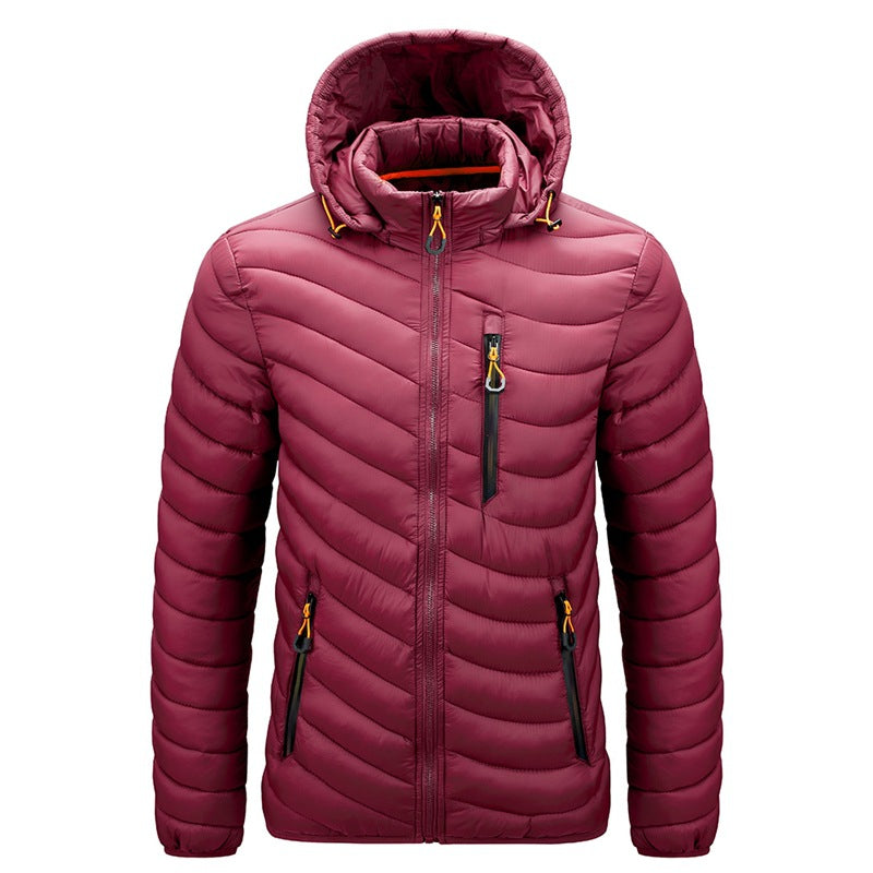 Leichte, hochwertige Bomberjacke mit Kapuze | C913
