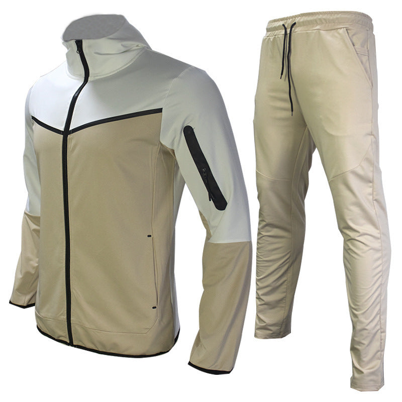 Herren Trainingsanzug Sportlich Durchgehender Reißverschluss Lässiger Sport Jogging Gym Sweatsuit | 21420