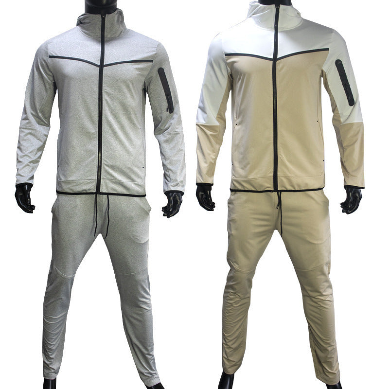 Herren Trainingsanzug Sportlich Durchgehender Reißverschluss Lässiger Sport Jogging Gym Sweatsuit | 21420