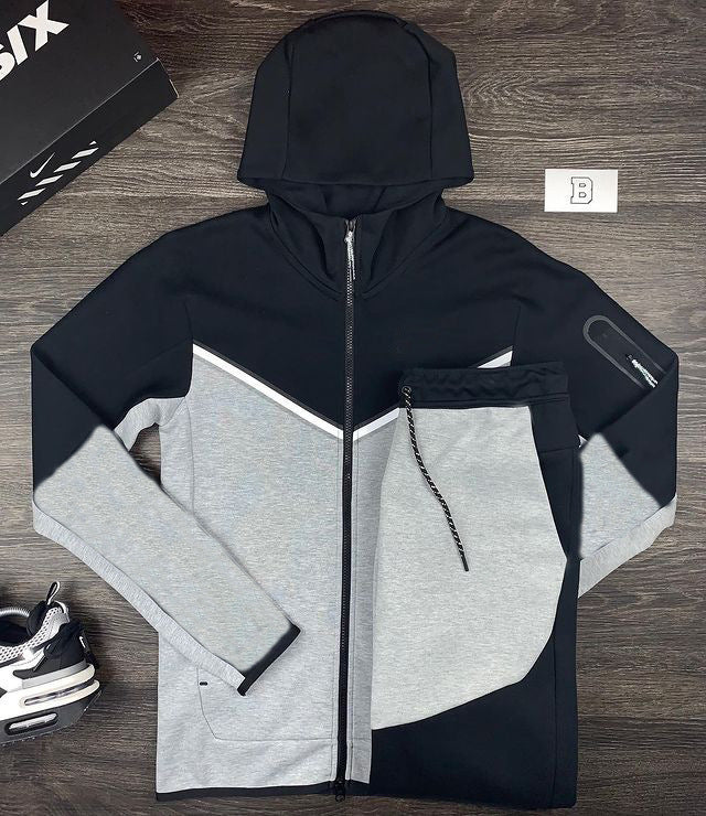 Herren Trainingsanzug Sportlich Durchgehender Reißverschluss Lässiger Sport Jogging Gym Sweatsuit | 21420