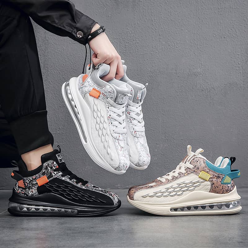 Atmungsaktive Herrenschuhe mit Air-Sohle und Schnürung | 2201