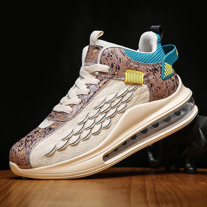 Atmungsaktive Herrenschuhe mit Air-Sohle und Schnürung | 2201