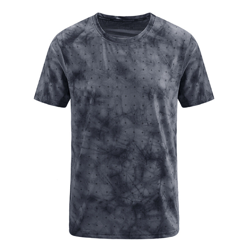 Herren Active Quick Dry Rundhals T-Shirts Gym Workout Kurzarm T-Shirts Tops | 83272