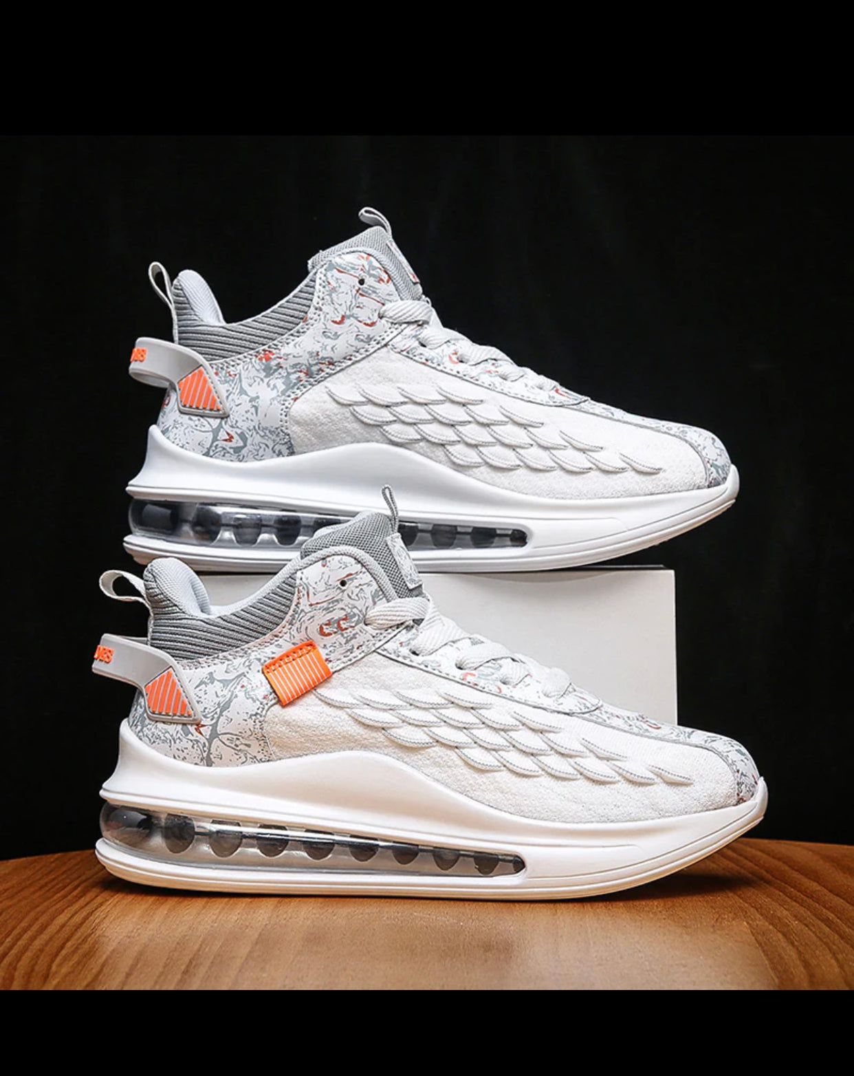 Atmungsaktive Herrenschuhe mit Air-Sohle und Schnürung | 2201