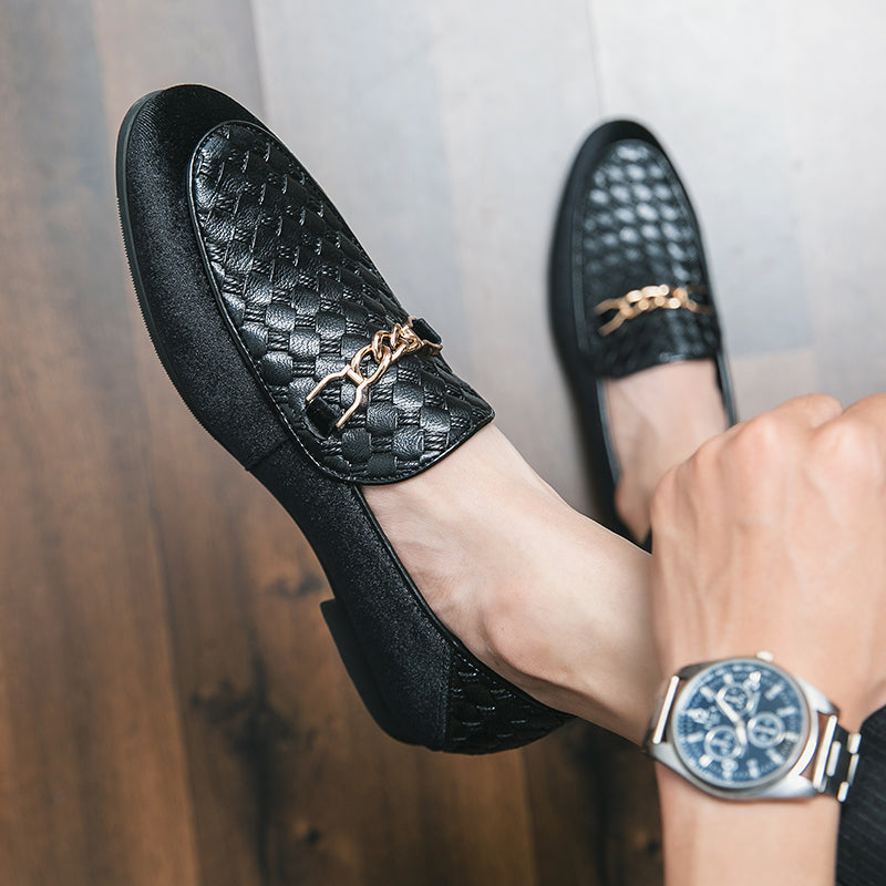 Herren Leder Stilvolle Loafer Lederschuhe für Männer | 8130