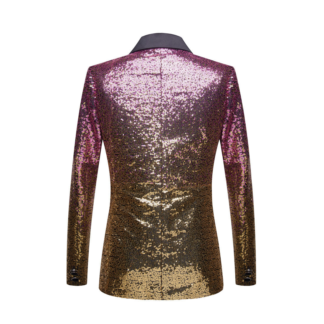 Herrenmode, allmähliche Veränderung der Farbe, Pailletten, Anzugjacke | A102