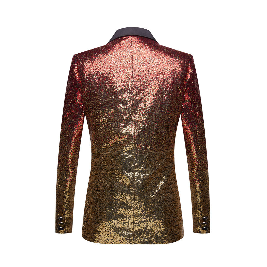 Herrenmode, allmähliche Veränderung der Farbe, Pailletten, Anzugjacke | A102