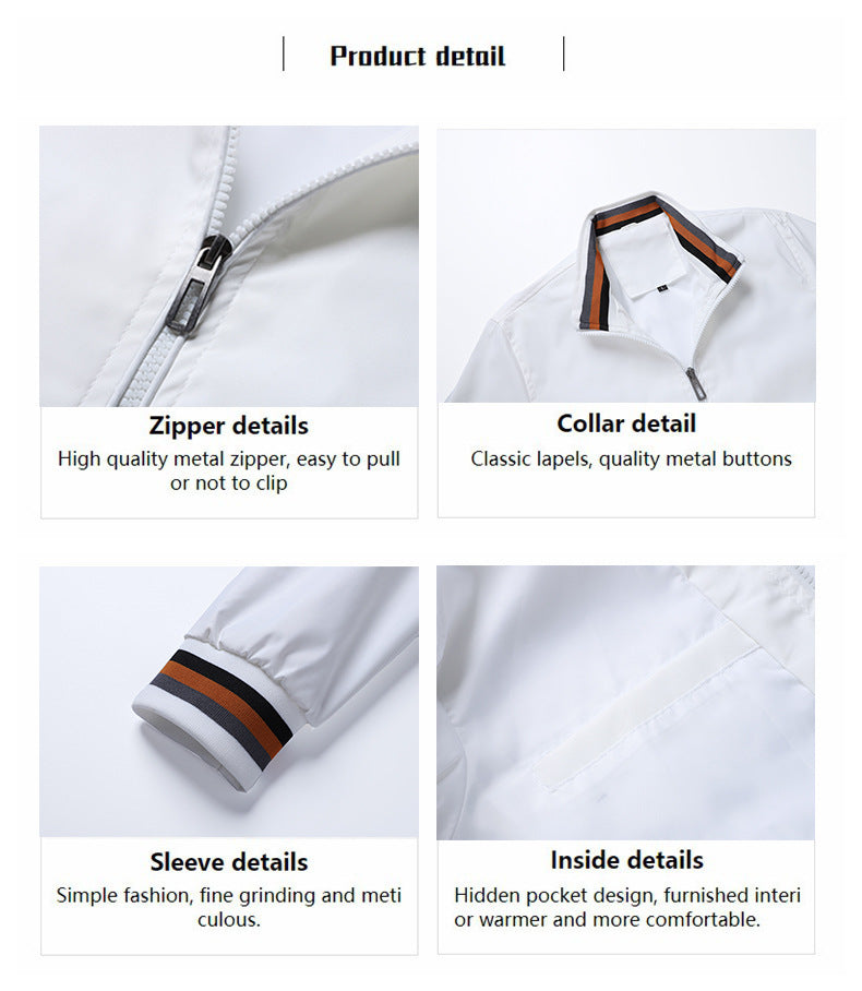 Bomberjacke Leichter Windbreaker Aktiver Herrenmantel | B10