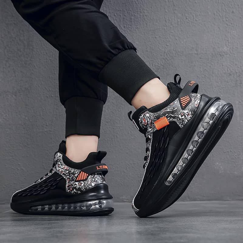 Atmungsaktive Herrenschuhe mit Air-Sohle und Schnürung | 2201