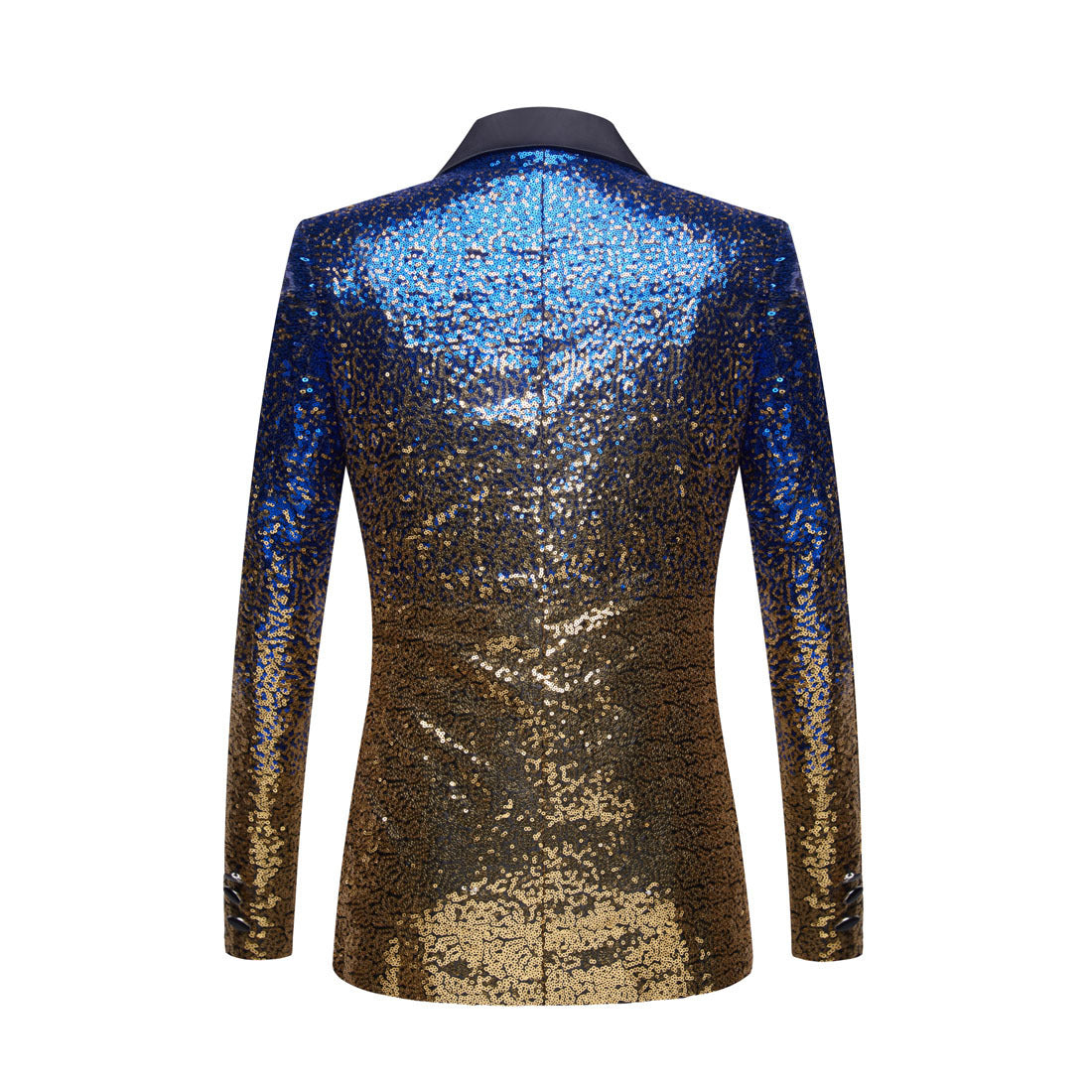 Herrenmode, allmähliche Veränderung der Farbe, Pailletten, Anzugjacke | A102