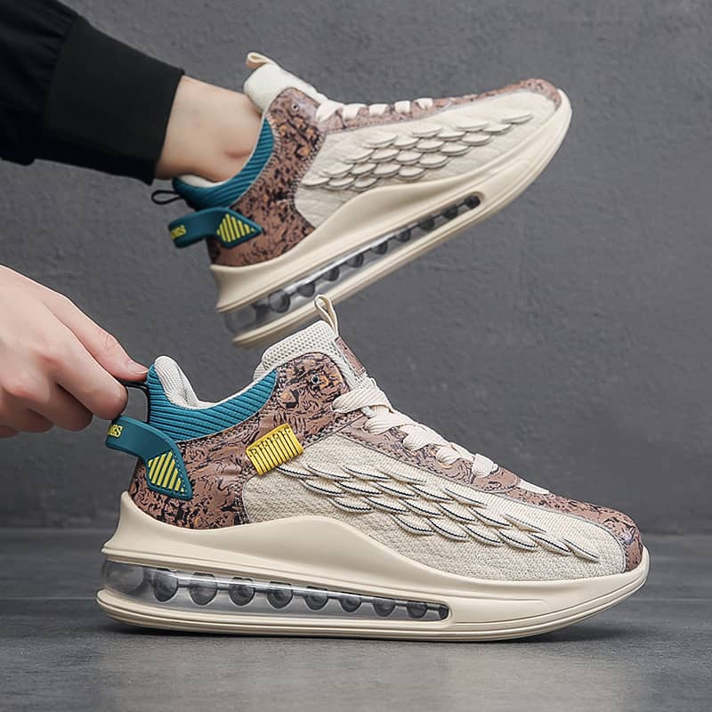 Atmungsaktive Herrenschuhe mit Air-Sohle und Schnürung | 2201