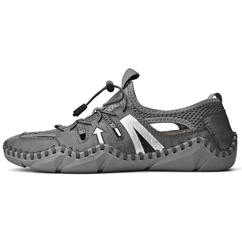 Handgefertigte bequeme Sommer-Strandschuhe für Herren | 20977