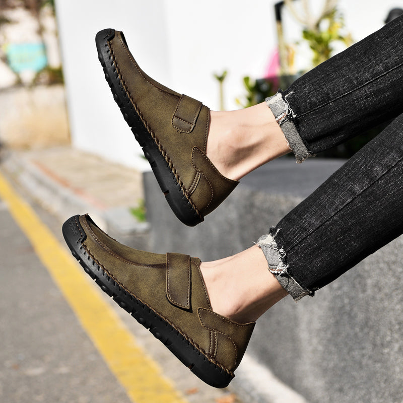 Italienische Loafer aus Leder für Herren | F2289