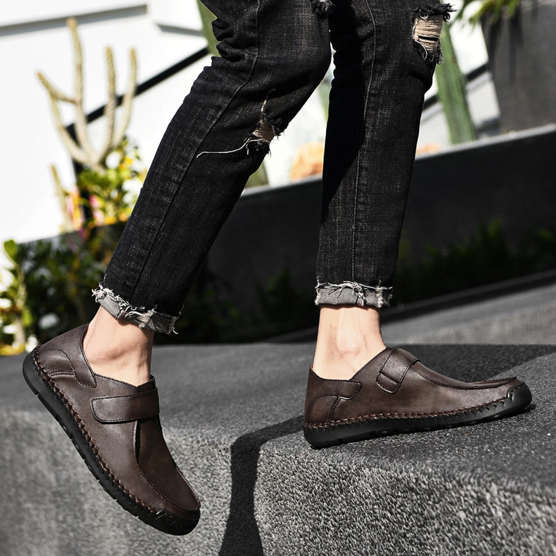 Italienische Loafer aus Leder für Herren | F2289
