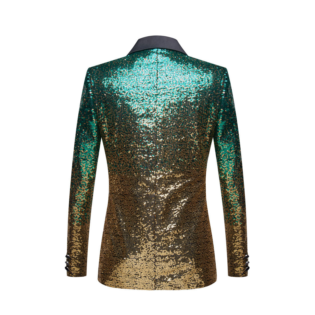 Herrenmode, allmähliche Veränderung der Farbe, Pailletten, Anzugjacke | A102