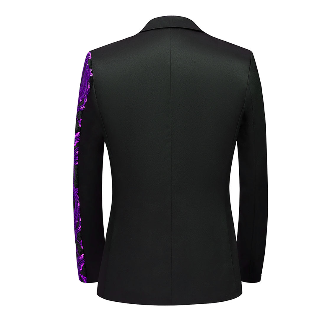 Herren Partyanzugjacke 1 Knopf Pailletten Prom Smoking Slim Fit Mantel | A101