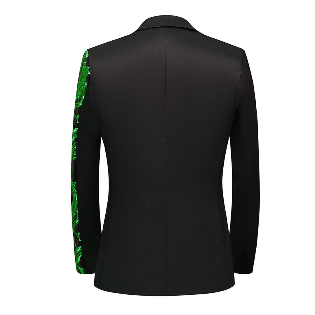 Herren Partyanzugjacke 1 Knopf Pailletten Prom Smoking Slim Fit Mantel | A101