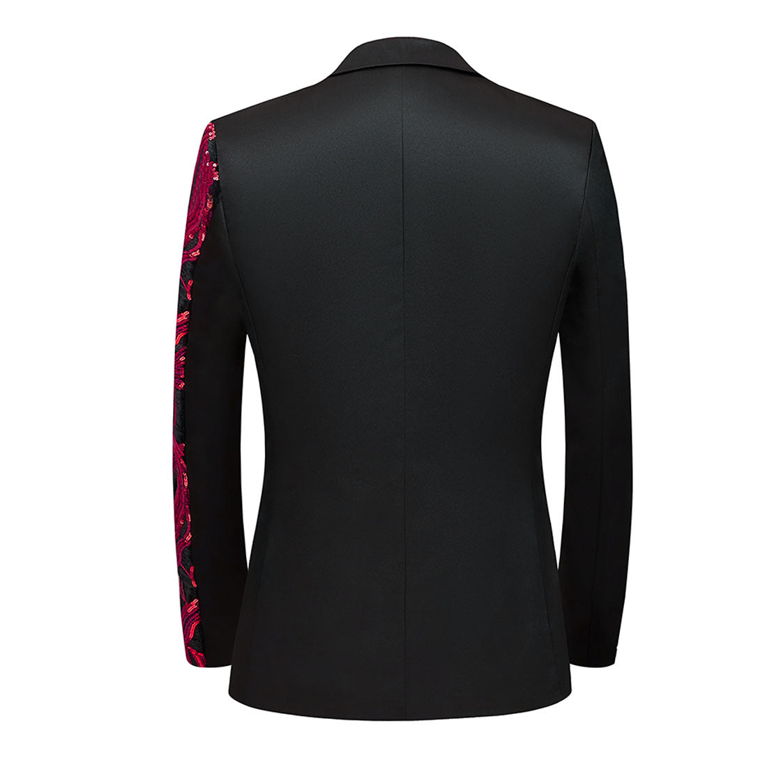 Herren Partyanzugjacke 1 Knopf Pailletten Prom Smoking Slim Fit Mantel | A101