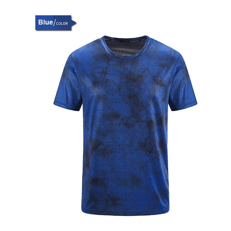 Herren Active Quick Dry Rundhals T-Shirts Gym Workout Kurzarm T-Shirts Tops | 83272